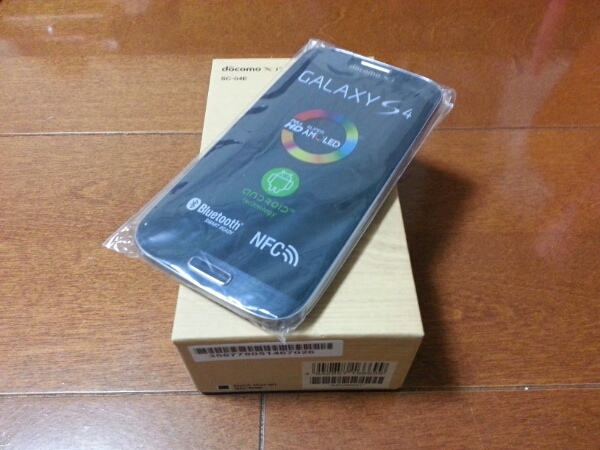 即落/即発!!新品未使用 SC-04E Galaxy S4 ブラック