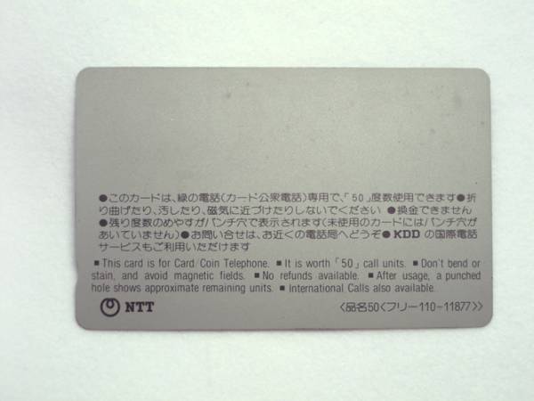 カード裏面