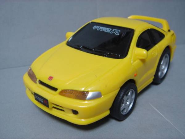 プルバックカー/ドライブタウン★インテグラ TYPE R （黄）ホンダ