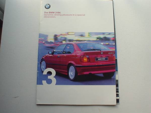 新車カタログ　BMW　E36　318ti 　00.10　P29