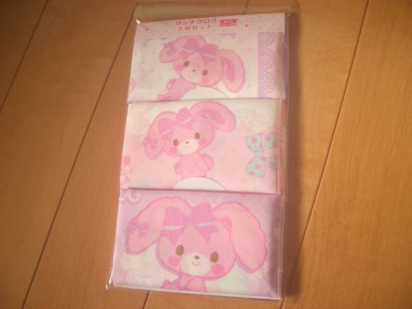 新品未開(kāi)封【ぼんぼんりぼん】日本制　ランチクロス　3枚セット