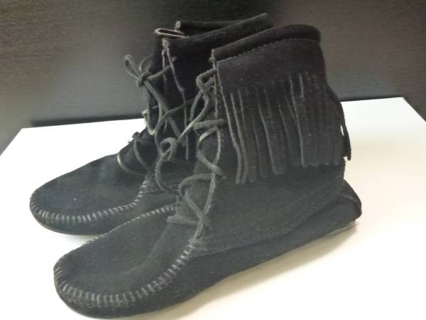 1.5 десять тысяч Minnetonkal Minnetonka HI TOP высота p ботинки 23.5