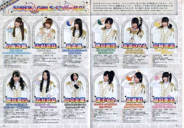 ＳＵＰＥＲ☆ＧＩＲＬＳインタビュープロフ＆サイン付非売品冊子_画像1