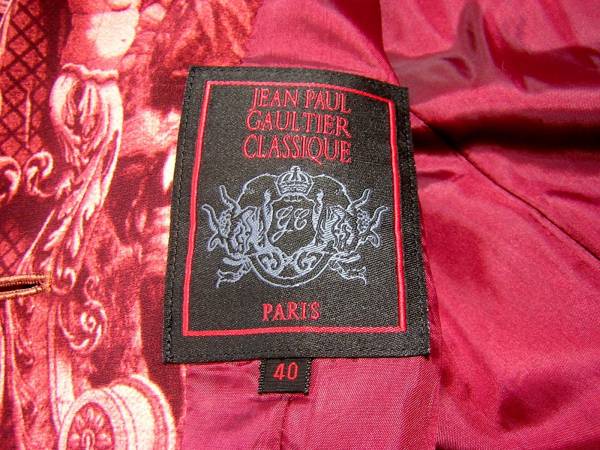 美品　Jean Paul GAULTIER　ジャンポール・ゴルチエ　CLASSIQUE　プリントジャケット_画像3