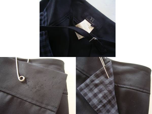 Y`s yohji yamamoto черный длинная юбка size3 wise 