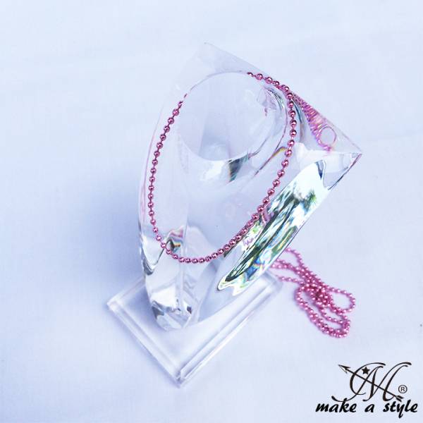 ボールチェーン ネックレス 鎖 チェーン CHAIN ピンク PINK 730