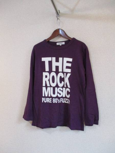 JHONEY紫プリント長袖Tシャツ（USED）100515_画像1