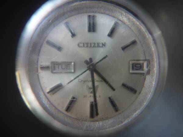 CITIZEN CRYSTAL SEVEN 30J 自動巻 腕時計 ACSS 2942-T ジャンク_画像3