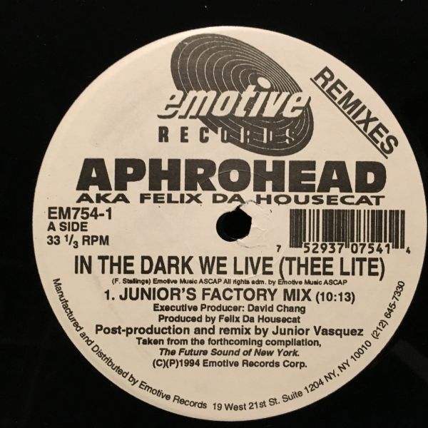 Aphrohead / In The Dark We Live (Thee Lite) (Remixes)_画像3