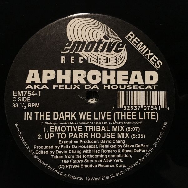 Aphrohead / In The Dark We Live (Thee Lite) (Remixes)_画像1
