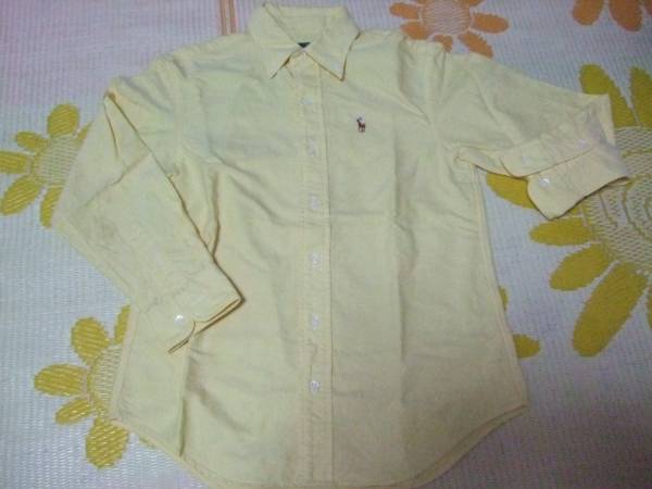 * Ralph Lauren long sleeve shirt *(140) yellow color 