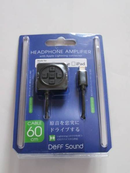  new goods *Deff*Lightning connector exclusive use headphone amplifier DDA-L10RCBK