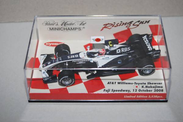 ★新品未開封　1/43Ｆ１AT&T Williams-Toyota Showcar 2008