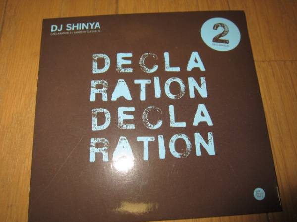 送料無料☆ DJ SHINYA ★ DECLARATION 2 アングラ系Mix DILLA FLYING kiyo