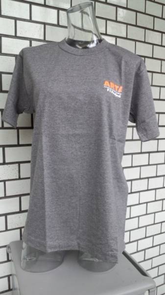 ●AUTOBACS/ARTA★Tシャツ★ビンテージ★グレー★Ｌ★未使用保管_フロント