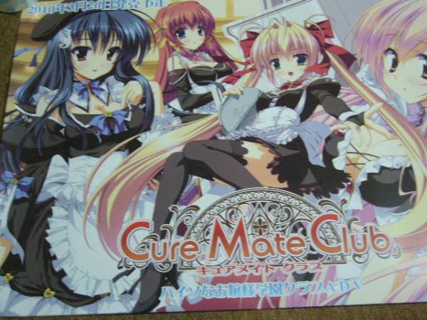 告知B2大　 ポスター Cure Mate Club キュアメイトクラブ_画像1