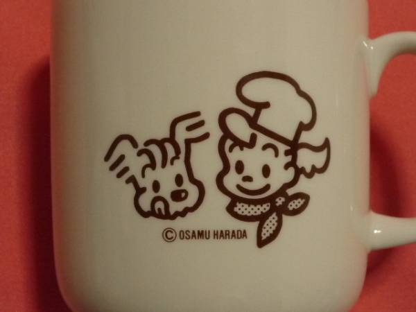 激レア！大和銀行 原田治 オサムキャラクター 陶器製 マグカップ(非売品)_画像2