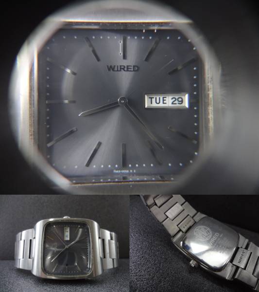 SEIKO WIRED ワイアード デイデイト 腕時計 7N43-0BG0 ジャンク_画像3