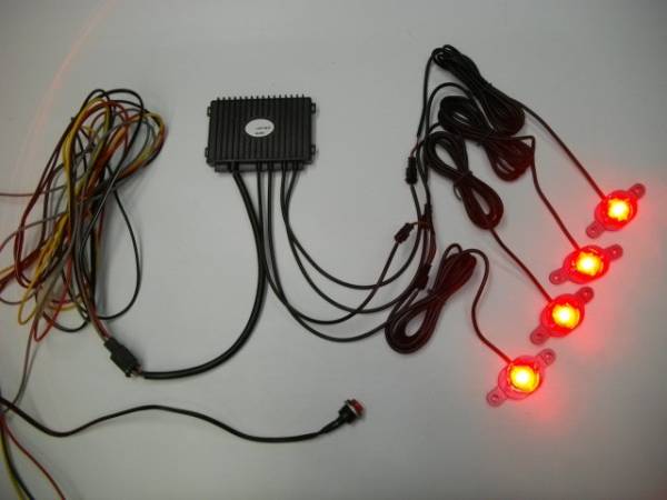 送料込み　VARAD　ML200　バイク用　Red/LED　ライトシステム　_画像2
