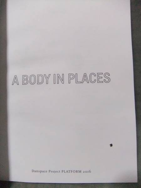 洋書★A body in places / Eiko Otake_扉に黒い点があります