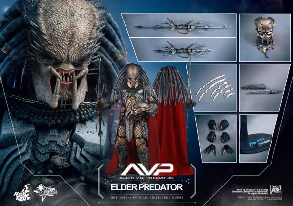  hot игрушки Movie * master-piece Чужой vs Predator [AVP] L da- Predator 2.0 версия 