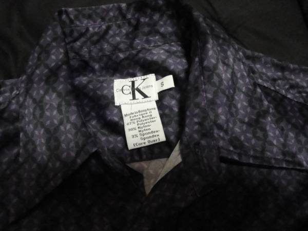 Calvin Klein Jeans Calvin Klein * nylon monogram pattern dress Y shirt *