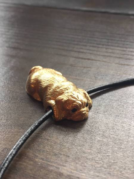 即決！送料無料！京都 9689 黒パグ クロパグ 非売品 K18のパグ PUG パグ レザー チョーカー ネックレス ゴールド 金 アクセサリー?。。? />
                                    </span> 
                                </div>

								<div   id=