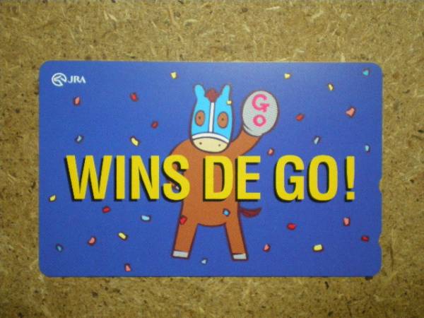 U2366・JRA　WINS DE GO!　競馬　テレカ_画像1