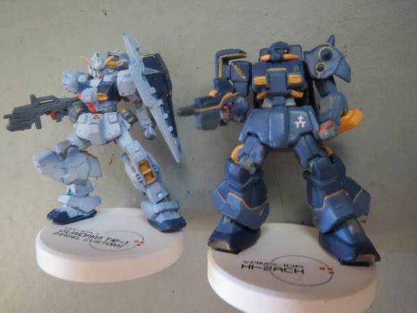 ティターンズ ガンダムヘイズル改 ジム改 ハイザック先行量産型 mfs plus ミニフィギュアセレクション MSセレクション キハール_画像2