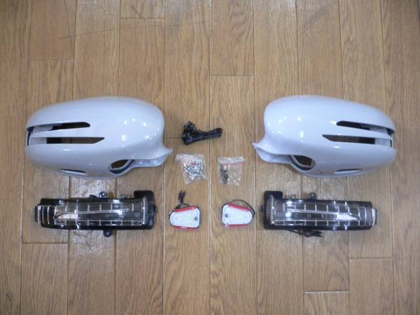 ★★ 社外品 Ｗ２１９前期?Ｗ２２１前期?Ｗ２１６前期? アローミラーカバー 未涂裝 ベンツ 用 ⑩★