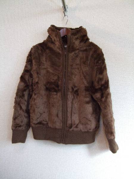 cantwo tea fake fur blouson (USED)110412