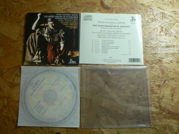 輸入盤CD デイヴィス セントマグナスの殉教/指揮 ラファティー_画像3