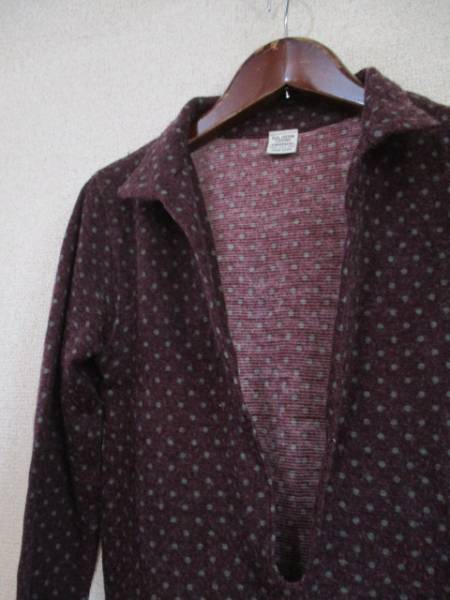 cantwo purple × green dot long sleeve knitted so- shirt (USED)90916②