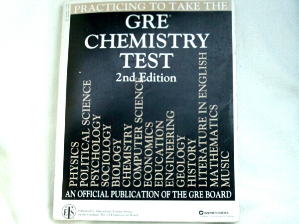 化学 GRE CHEMISTRY TEST 2nd Editin