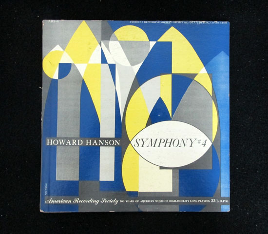 10インチ ◆HOWARD HANSON/SYMPHONY#4 ◆ARS 米 深溝