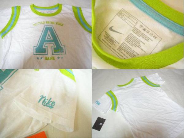 即決 USA購入NIKEガールズアメフト風TシャツUSガールズL(14歳)