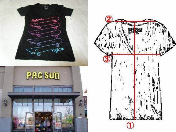 即決 本場USA購入ZOOYORKスケボープリントVネックTシャツUS M BK