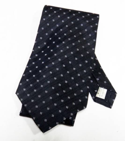 tos car niTOSCANI silk 100% fine pattern necktie Vintage 078