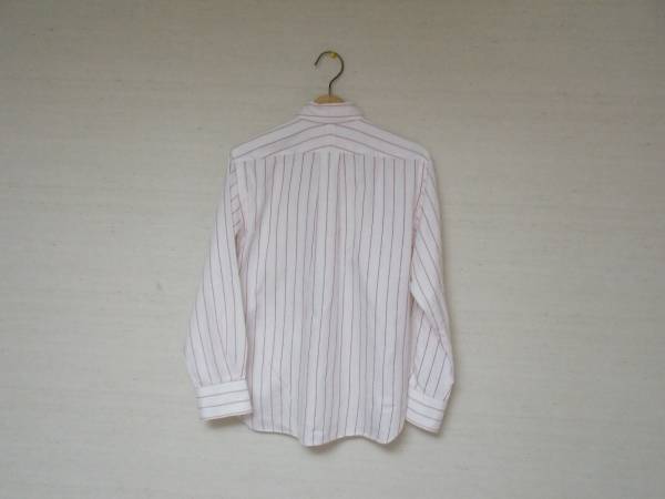 MADE IN JAPAN SOUTIENCOL SHIRT white red 日本製 シャツ 0_画像3