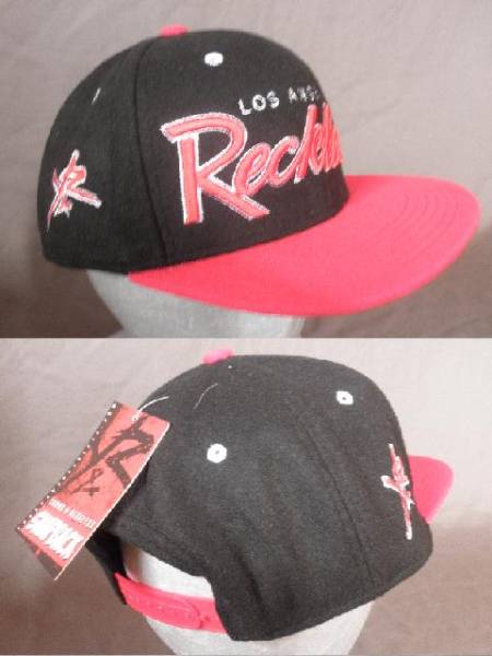 USA急上昇↑Black系 YOUNG & RECKLESS LOS ANGELES 刺繍入りCAP_画像2