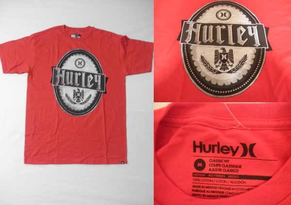 ◇USA購入 ハーレー《Hurley》Classic Fit プリントT US M RED◇_画像2
