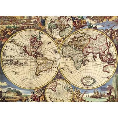 16020 1000ピース ジグソーパズル イタリア発売 世界地図 _画像1