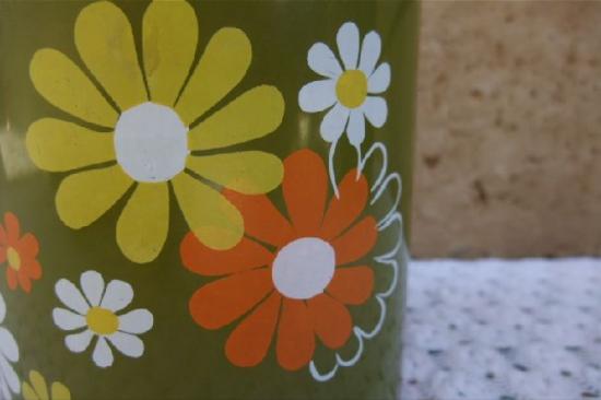 Ransburg ランズバーグ　花柄　ネスト缶　4個セット　アメリカ　アンティーク ビンテージ雑貨