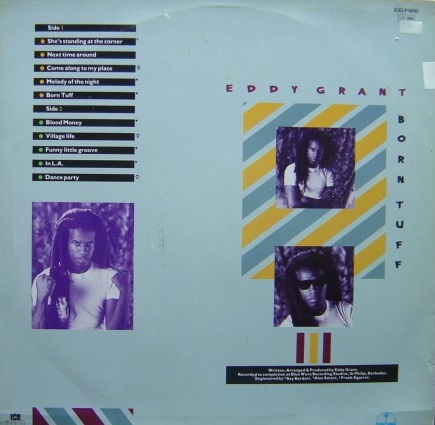 ☆彡EDDY GRANT/BORN TUFF'1986GERMANY ICE LABEL_画像2