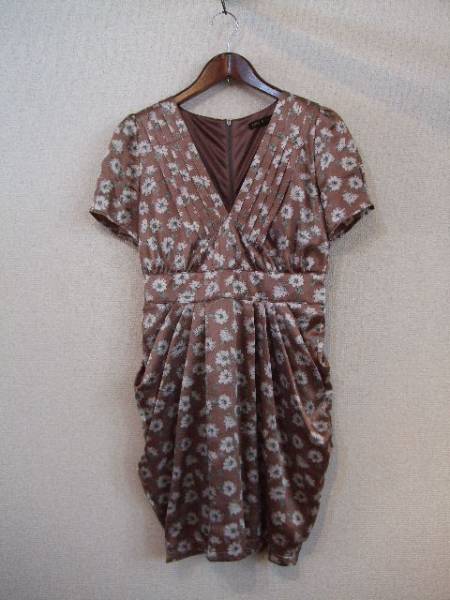 FREESPHRASE цветочный принт короткий рукав платье (USED)10614②)