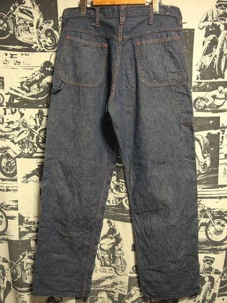 * состояние *. 1 шт. * Union билет есть Made in USA производства America производства Vintage хлопок Denim painter's pants рабочие брюки 70s70 годы ML