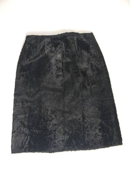 ジルスチュアート JILL STUART 黒 起毛 スカート 2 w823-75