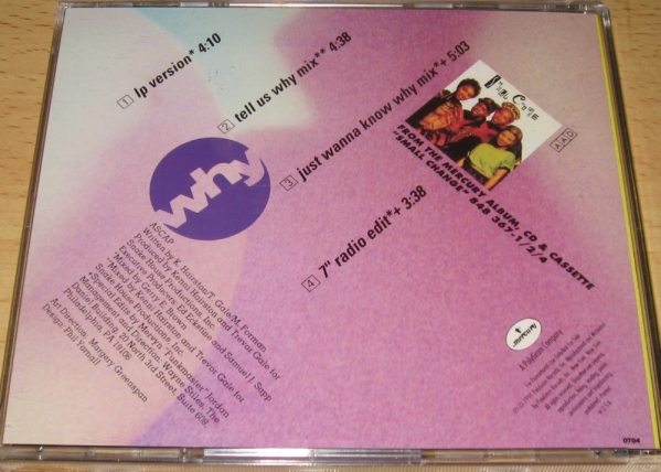 ★CDS★Small Change/Why (Remix)★Tell Us Why Mix★Just Wanna Know Why Mix★PROMO★NEW JACK SWING★NJS★CD SINGLE★シングル★