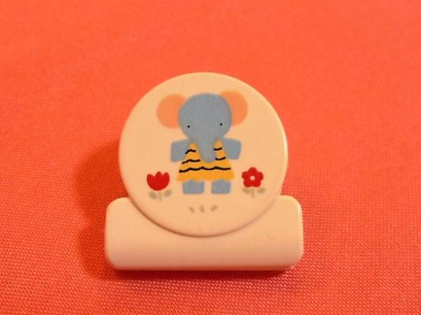  очень редкий! Showa Retro 1977 год Sanrio .. слон зажим 