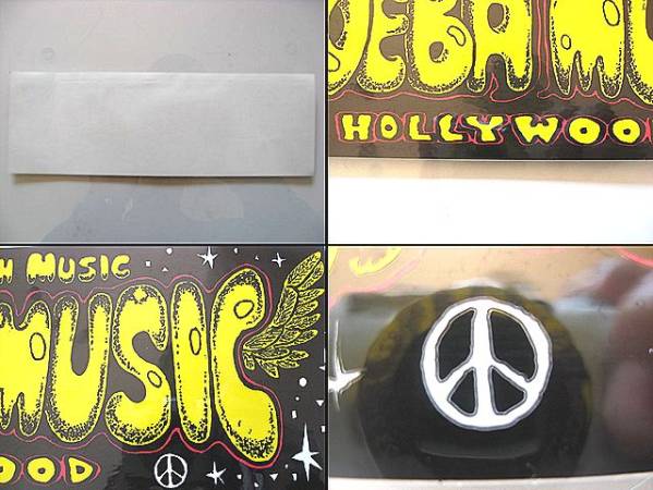 AMOEBA MUSIC アメーバ ミュージック HOLLYWOOD ハリウッド LA バンパーステッカー アメ車 ロサンゼルズ ウィルシャー レコード CD屋